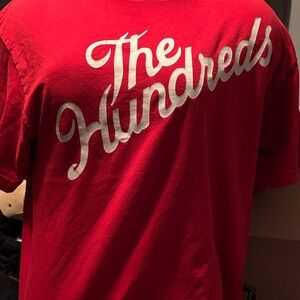 The Hundreds Vibrant Red Tee with White Logo